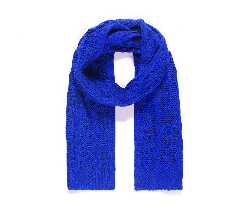 Royal Blue Knitted  scarf