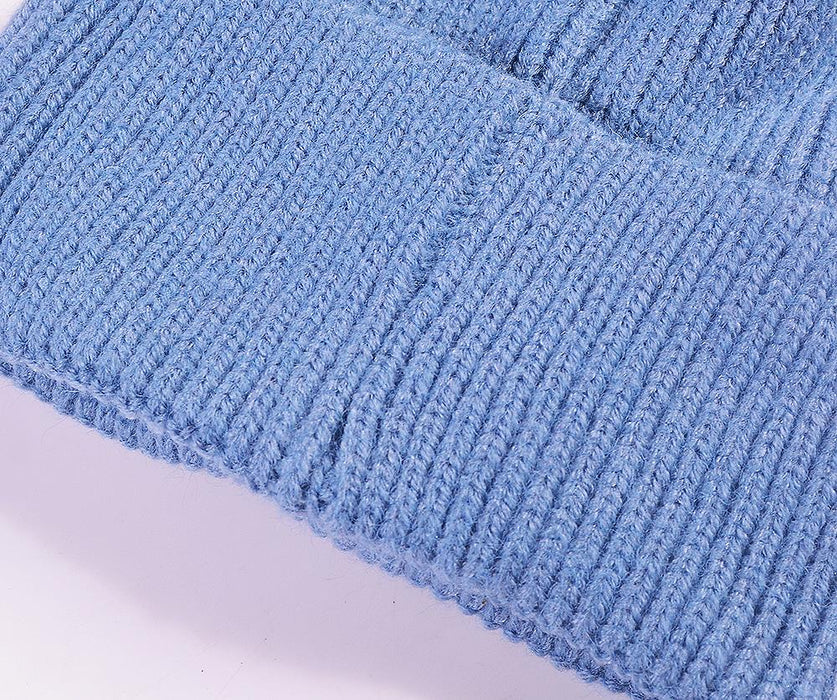 Light Blue knitted  beanie