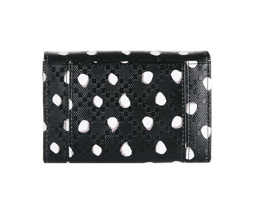 Black & White Spot Twist Lock Purse