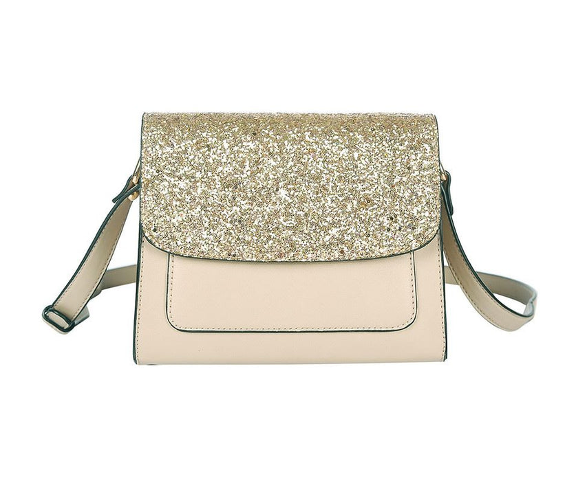 Glitter Party Crossbody Bag - Gold